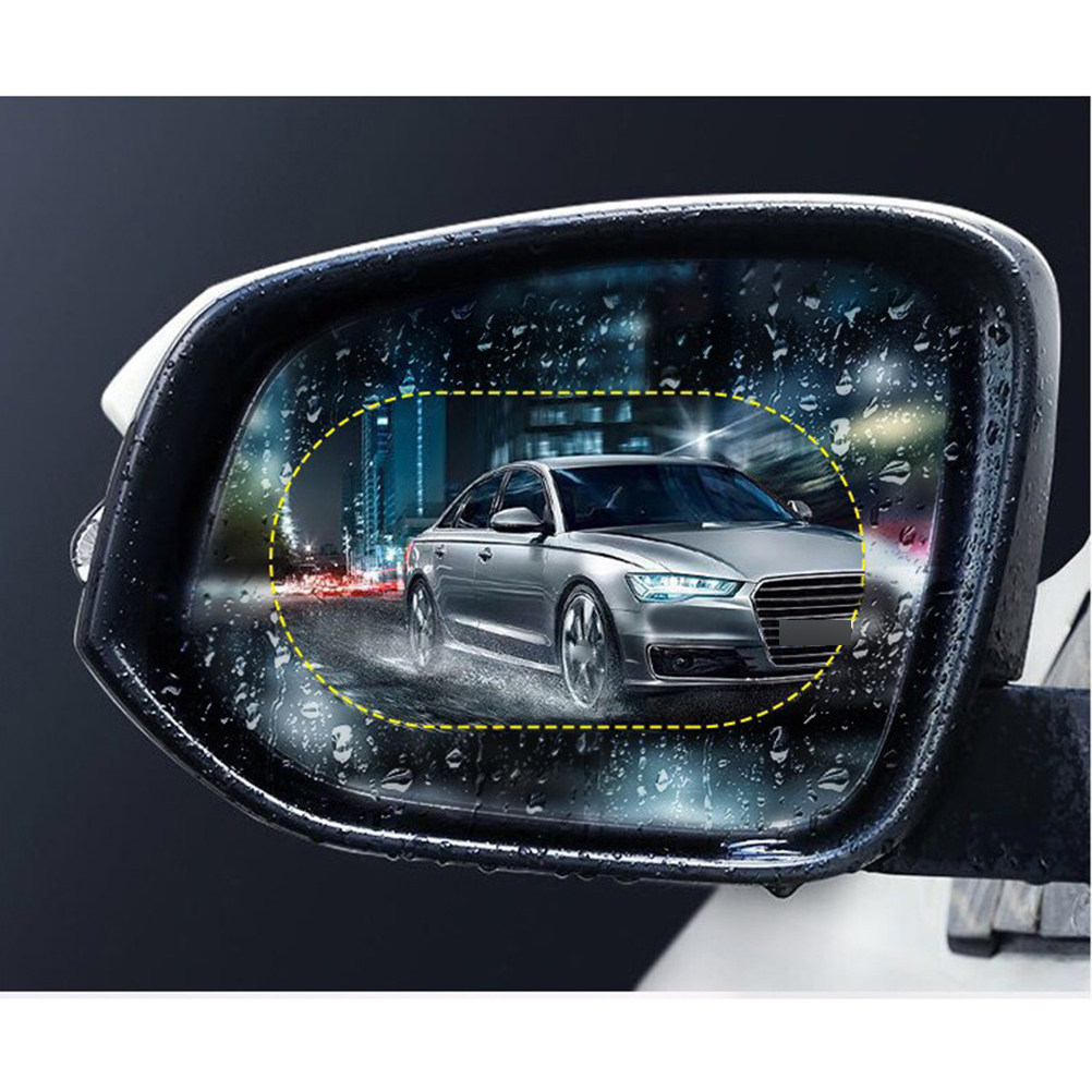 Anti Glare Car Rearview Mirror Film - 1Pair Rainproof Mirror Waterproof Film Anti-Mist