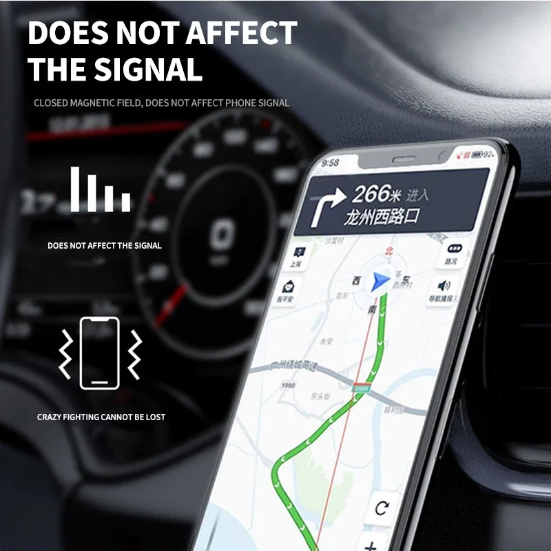 Mini Car Phone Holder Air Vent - огляд і ціна Magnetic Phone Holder For Car Vent