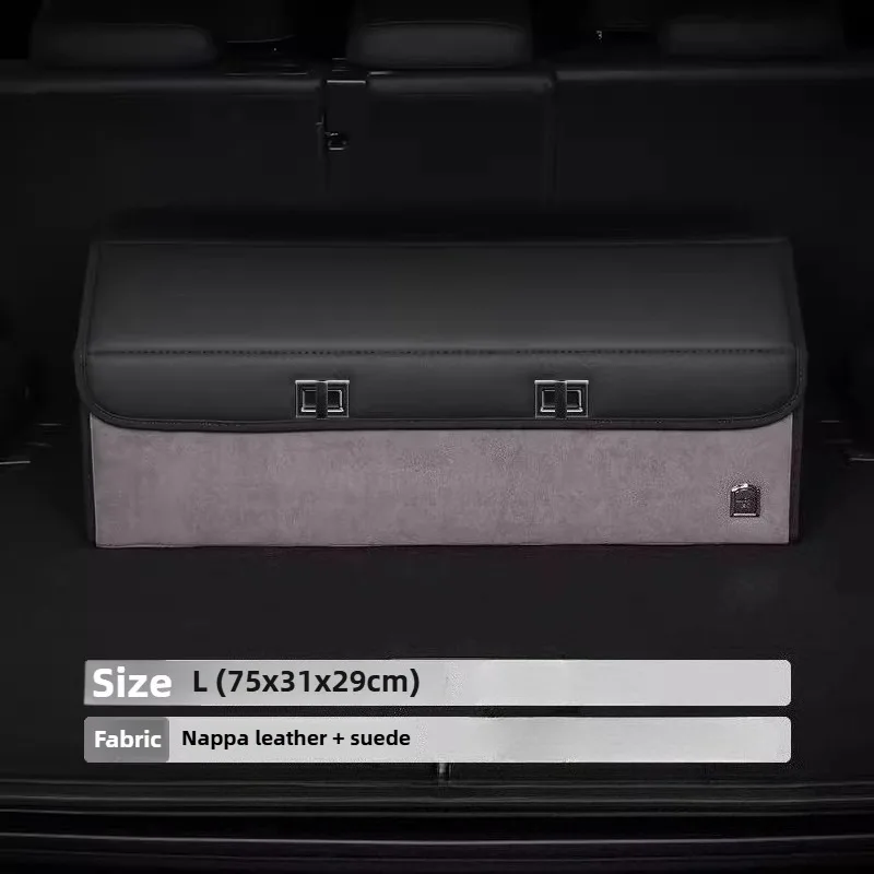 Light Luxury Suede Car Trunk S - огляд і ціна Car Trunk Organizer Foldable Storage Box