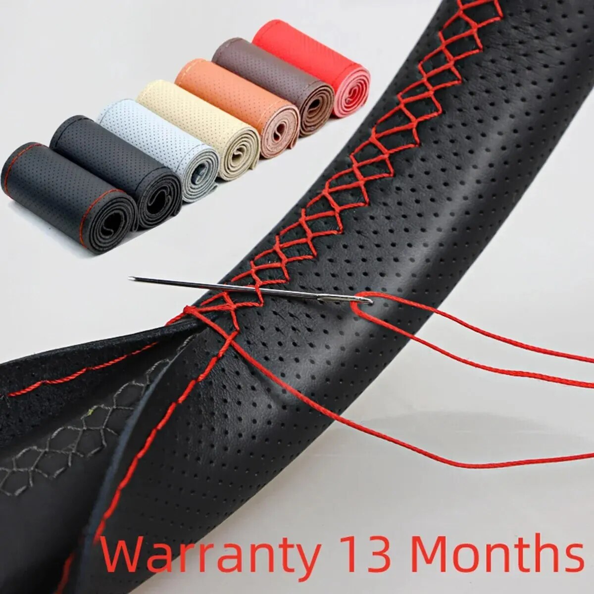 Universal Leather Car Steering - огляд і ціна Car Steering Wheel Cover Anti Slip Breathable