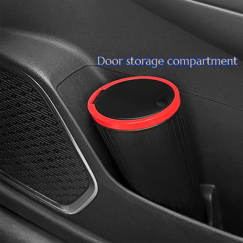 Car Trash Can Press Switch Typ - огляд і ціна Waterproof Car Trash Can With Lid